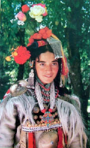 A tribal girl from Kargil-Ladakh