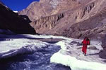 Chadar trek on the Zanskar river
